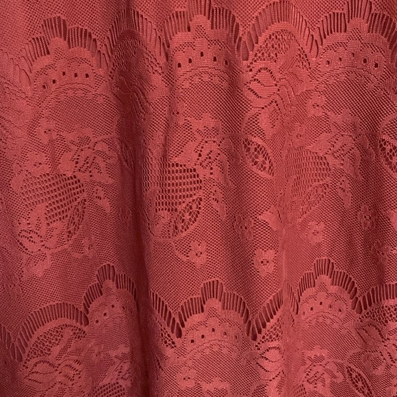 Altar’d State Women’s M Merlot Wine Bell Sleeve Shift Dress w/ Back Tie - Picture 4 of 8